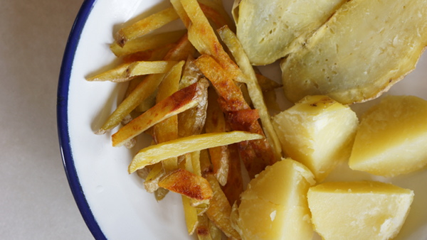 Perfectas patatas fritas al Microondas
